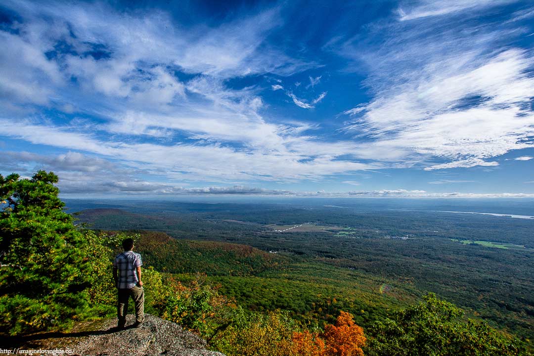 catskill mountains lookout rock vista